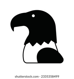 Sea eagle Vector icon which can easily modify or edit

