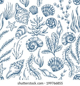 Sea Elements Pattern