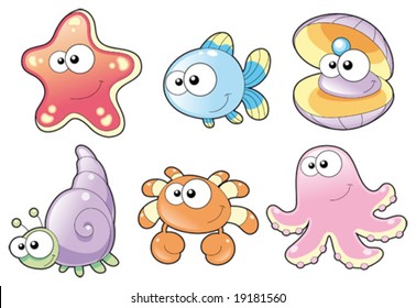 Sea Family: Funny Characters