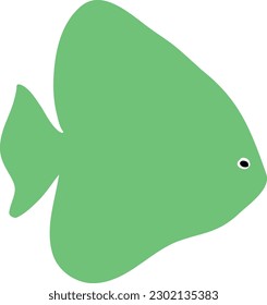 Sea fish for advertising banner design.