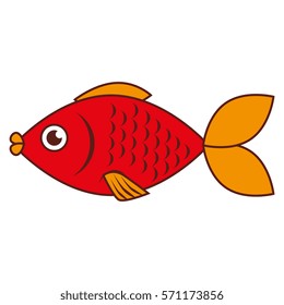 sea fish emblem icon