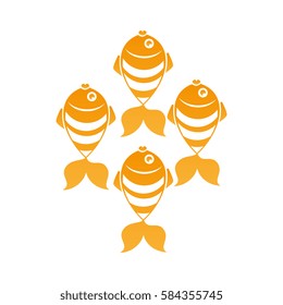 sea fish emblem icon