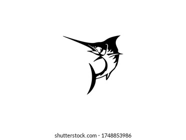 sea fish icon logo vector