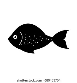 sea fish isolated icon