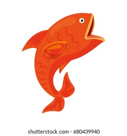 sea fish isolated icon