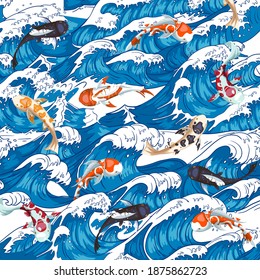 Sea and fish pattern children clothing and home textile printing,childwear