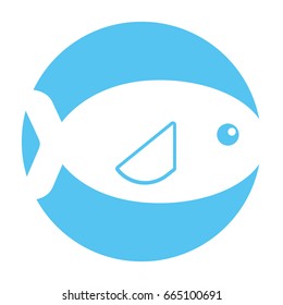 sea fish swiming icon
