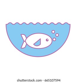sea fish swiming icon