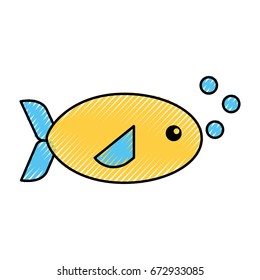 sea fish swiming icon