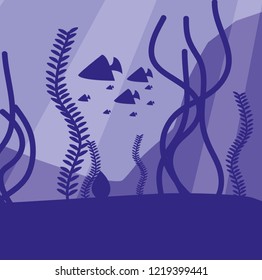 sea and fishes design