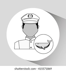 sea flat icon design 