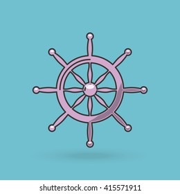 sea flat icon design 