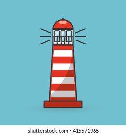 sea flat icon design 
