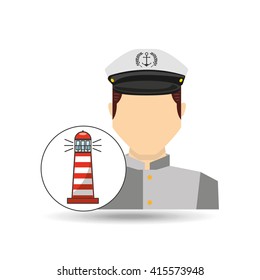 sea flat icon design 