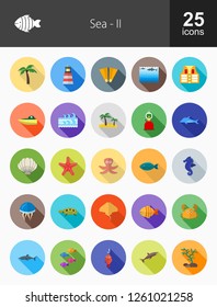 Sea Flat Icons