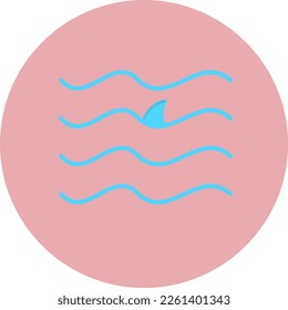 Sea Flat Vector Icon Design