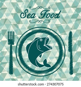 sea food design, vector illustration eps10 graphic 