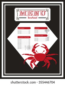 sea food design, vector illustration eps10 graphic 