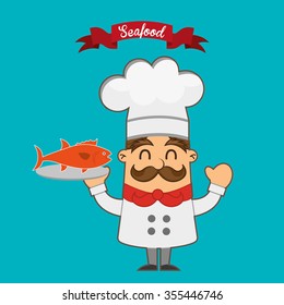 sea food design, vector illustration eps10 graphic 