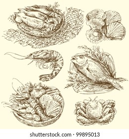 sea food - fish collection