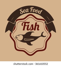 sea food fish design 