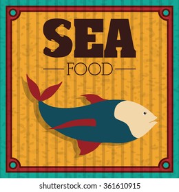 sea food fish design 