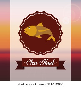 sea food fish design 