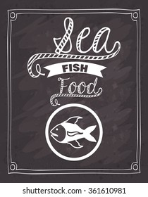 sea food fish design 