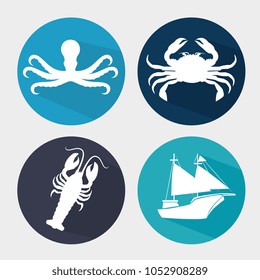 Sea food gastronomy 