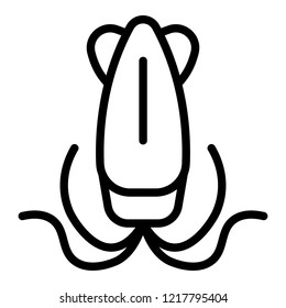 Sea food icon. Outline illustration of sea food vector icon for web design isolated on white background