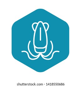 Sea food icon. Outline illustration of sea food vector icon for web design isolated on white background