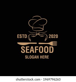 SEA FOOD LOGO - Creative and unique logo and icon for seafood restaurant company