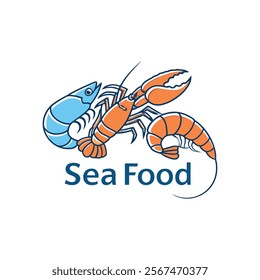 Sea food logo Creative and unique logo and icon for seafood restaurant company