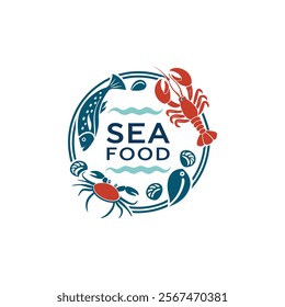 Sea food logo Creative and unique logo and icon for seafood restaurant company