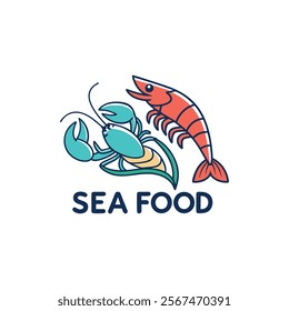 Sea food logo Creative and unique logo and icon for seafood restaurant company