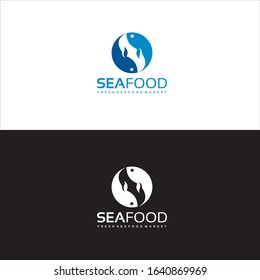 Sea Food Logo in Vector