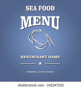 Sea food menu