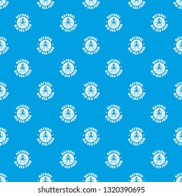 Sea food pattern vector seamless blue repeat for any use