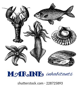 Sea food set 
