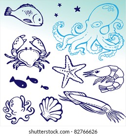 Sea food set