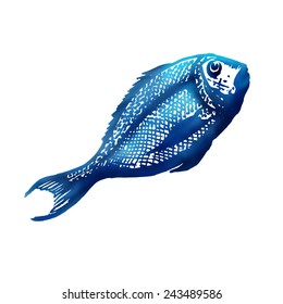 Sea  food sketch.