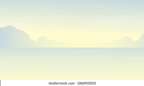 Sea Of Frog on Soft Blue background,Comic and Winter Concept design,vector illustration