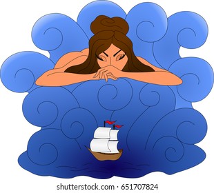 Sea goddess