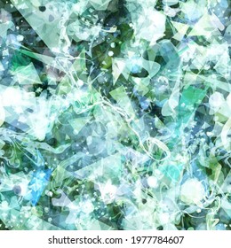 Sea green marble seamless pattern. Abstract vector background for web page, banners backdrop, fabric, home decor, wrapping