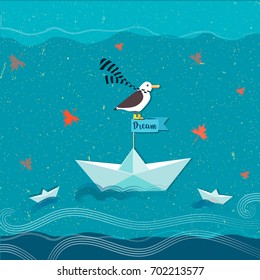 Sea gull ship Dreams