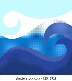 sea  halftone