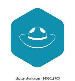 Sea hat icon. Simple illustration of sea hat vector icon for web