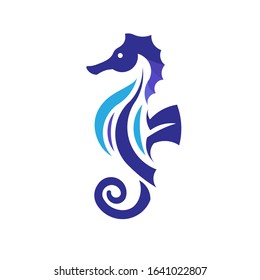 Sea Horse creative vector illustration
