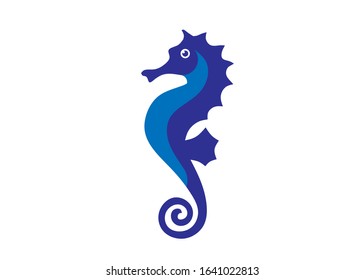 Sea Horse creative vector illustration