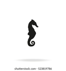 Sea horse icon.